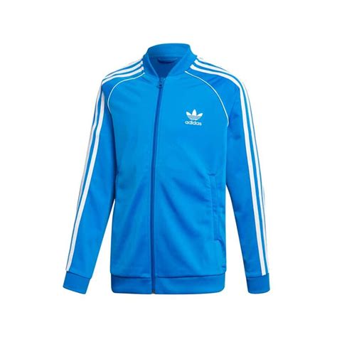 campera adidas originals azul blanco